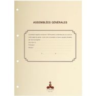 Recharge 297X210 de 100 feuilles pour assemblées générales