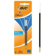 Recharge stylo BIC 4 couleurs pointe moyenne 1 mm bleu