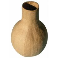 Récipient forme gourde base ronde en carton