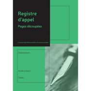 Registre annuel d'appel journalier de 80 pages
