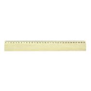 Règle en bois naturel 30 cm