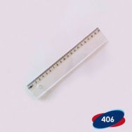 Règle plate plastique étroite 20 cm