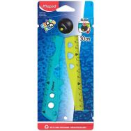 Règle pliable croc croc 2 x 15 cm plastique