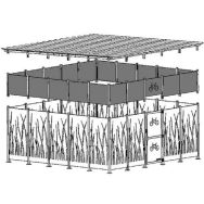 Réhausse pour Abri Cubique 5x5m - Mottez