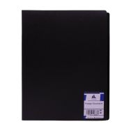 Reliure plastique 20 volets transparents - Noir