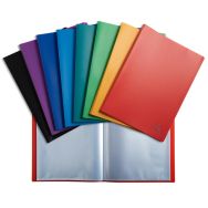 Reliure plastique 40 volets transparents