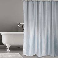 Rideau douche polyester 180x200cm gris clair
