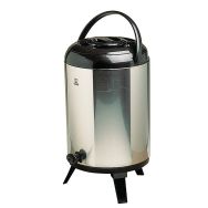 Robinet poussoir pour fontaine isotherme en aluminium