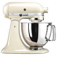 Robot Pâtissier sur socle 4,8 L Crème KITCHENAID - 5KSM125EAC