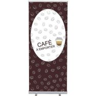 Roll-Banner Budget 85-200 Ensemble Complet Café à Emporter