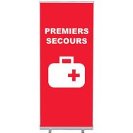 Roll-Banner Budget 85-200 Ensemble Complet Premiers Secours