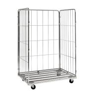 Roll-conteneur 3 côtés - Capacité 400kg