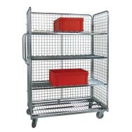 Roll-conteneur à trois côtés 400 kg- 1290 x 670 x h. 1830mm