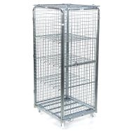 Roll-conteneur de sécurité - 3 étagères - Capacité 400 kg - Manutan