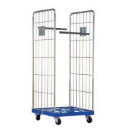 Roll conteneur - Base plastique - Force 500 kg - Hauteur 180 cm