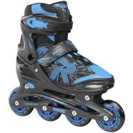 Rollers enfant jockey 3.0 noir et bleu