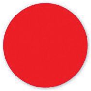 Rond adhésif de marquage au sol-Rouge-7,5cm-50 pièces