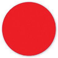 Rond adhésif de marquage au sol LeanStripe - Rouge - Ergomat