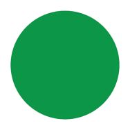 Rond en résine thermocollée