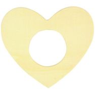 Ronds serviette forme cœur x12