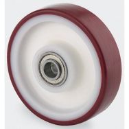 Roue polyamide fixe, diamètre roue 160 mm