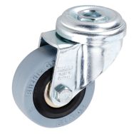 Roul Piv A Oeil D=50Mm F=40Kg Moy. Bille Bdg Caoutchouc