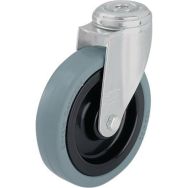 Roul a oeil piv. d=80mm f=60kg moy. bille bdg cc corps polya