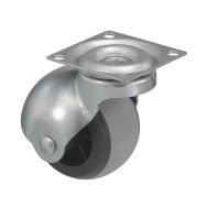 Roul boule diam 50,platine f25kgs bandage polypro+caoutch