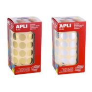 Rouleau 2832 gommettes rond Ø15 mm - Apli Kids