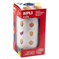 Rouleau 900 gommettes 20mm légumes