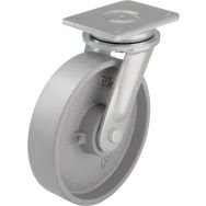 Roulette en fonte - Charge 750 à 1 200 kg - Roulette pivotante