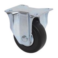 Roulette fixe à platine - Force 40 kg, Ø : 65 mm
