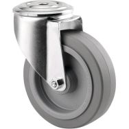 Roulette pivotante Alpha trou de fixation 3470UFR100P30-13