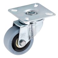Roulette pivotante à platine - Charge 40 à 70 kg