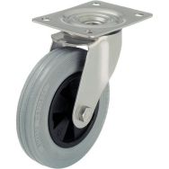 Roulette pivotante à platine - Charge 50 à 205 kg