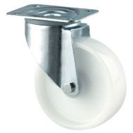 Roulette pivotante à platine - Force 120 à 350 kg, Ø : 100 mm