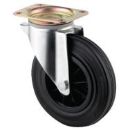Roulette pivotante à platine - Force 135 et 205 kg, Ø : 310 mm