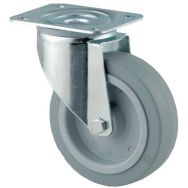 Roulette pivotante à platine - Force 150 à 400 kg