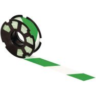 Ruban Rubaplast® sur flasque plastique - Vert/blanc
