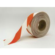 Ruban adhésif de marquage au sol LeanStripe - Orange/Blanc - Ergomat