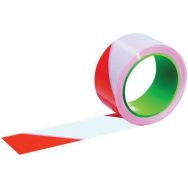 Ruban de signalisation Biosourcé - rouge/blanc