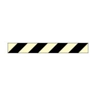 Ruban réfléchissant GlowLite noir/jaune 50x1000mm