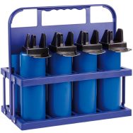 Set porte-bidons bottle crate hyg casalsport 8 bidons+panier