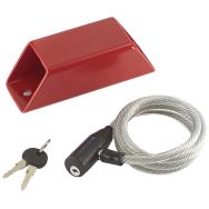 Sabot d'ancrage et câble antivol - Mottez