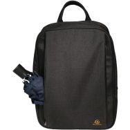Sac à dos portable gris chiné