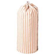 Sac à linge forme marin à fond rond - Modèle 805 - Rayé blanc orange