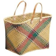 Sac avec anses cuir en palmier