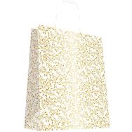 Sac cabas kraft blanc or 32x42cm