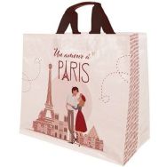 Sac cabas tissé Amour Paris - 33l
