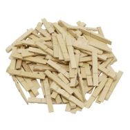 Sac de 500 éléments de pinces à linge en bois 72 mm